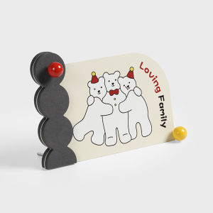 EMITDOOG Decorative Clock Entryway Hall Living Room TV Cabinet Placement Wooden Handmade Home Decor Items Stylish Ins Style