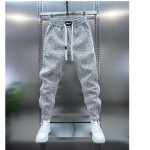 กางเกงชายกางเกงสําหรับชาย Sweatpants ผู้ชาย Y2k เสื้อผ้าขนาดใหญ่กีฬายิมกีฬาบุรุษเสื้อผ้าฤดูหนาวกางเกงออกกําลังกาย Baggy กว้าง