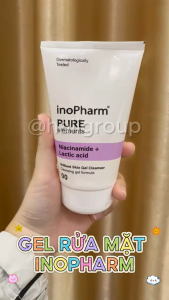 Gel Rửa Mặt Dưỡng Ẩm & Sáng Da Inopharm Brilliant Skin Gel Cleanser Bulgaria Tuýp 150ml