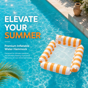 4 Tubes Inflatable Pool Float Thickened PVC Anti Rollover Water Lounger for Adults Summer Beach Pool Party