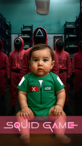 Squid Game Jacket and Shirt Inspired - Baby Statement Onesies Series Collection