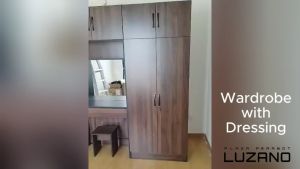 Wardrobe Tall /Long Size Wardrobe With Middle dressing table