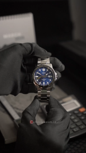 Jam Tangan Pria Casio General MTP-VD01D-2E Enticer Blue Dial Stainless Steel Band