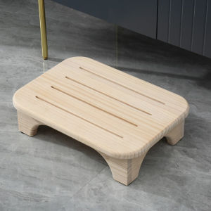 Solid Wood Small Stool Footrest Bench Sofa Stool Table Underfoot Stool Heightening Pad Simple Modern Style Adult Multi-functional Wooden Stool