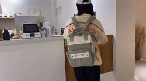 Tas Wanita Import Sekolah School ULZZANG Korea Ransel Backpack Travel GRONDAHL GDHL122234 122234 XIN JIAN Parasut Anti Air Waterproof Travelling