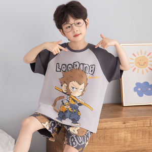 SHAPRA | Summer Light Cotton Cartoon Pikachu Childrens Pajamas