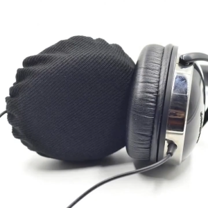 2Pcs Stretchable Fabric Dustproof Earcup Heaphone Dust Cover Lycra Material Washable Protective Headphones