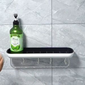 NICEYARD Rak Gantung Organizer Dinding Kamar Mandi Dapur Tidak Berlubang Dengan Pengait Handuk NY42 - 7RHK53BV