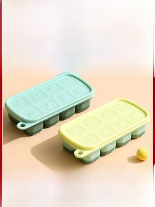 Food Grade Silicone Ice Tray Small Ice Cubes Home Use Ice Mold Baby Food Freeze Section Soft Ice Maker Kitchen Cooking Tools