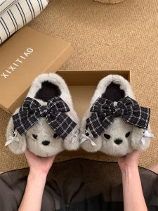 XIXITIAO | Lolita Bow Design Slippers Anti-slip