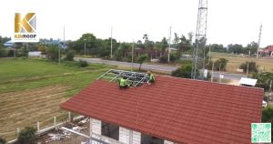 หลังคาเคลือบเซรามิค รุ่น เมอริเดียน 760 สไตล์ญี่ปุ่น รับประกัน 30 ปี ลดร้อน ลดเสียง ราคายังไม่รวมค่าขนส่ง กรุณาแชทสอบถามก่อนการสั่งซื้อ