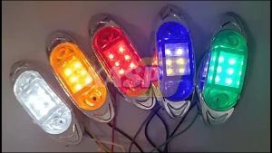 6 LED Side Marker Light Car Indicator Light Super Bright Waterproof For Truck Rv Car 12V 24V