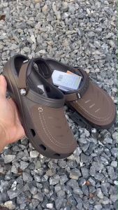 รองเท้าแตะหัวโตเป็นหนัง รองเท้าเพื่อสุขภาพพื้นนุ่ม ใส่สบายวัสดุข้างบนเป็นหนึ่งข้างล่างเป็นยาง 1-3 วันได้รับสินค้า