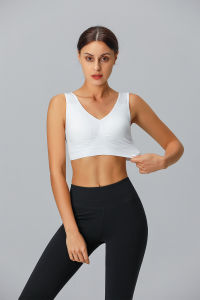 CoCo Bear Women Sports Bras For Running Gym Yoga Fitness No Steel Rims Seamless Sport Gathering Underwears