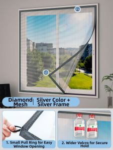 GEOBOX | Magnetic Anti-Mosquito Easy-Install Screen Window