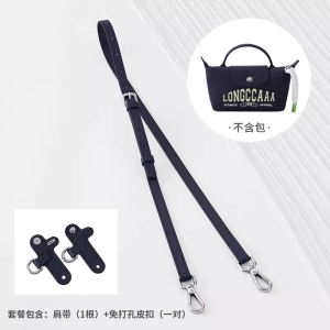 Mini Longchamp Shoulder Strap Improvement Water Wave Pattern Dumpling Bag Accessories Brown Grey Punch Free Buckle Summer 2023