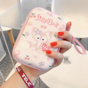 Portable Cute Female Style Digital Storage Bag for Mobile Phone Chargers Data Cables Wireless And Wired Earphones Hard Disk