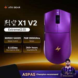 ATK X1 V2 Ultimate 2.0 Mouse Tri-Model Wireless PAW3950 Ultra 54g Lightweight 750IPS 0.163ms Low Latency Gamer Accessory Gifts
