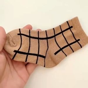 Set 10 Đôi Tất Gấu Nâu Cổ Cao Cho Bé Siêu Yêu