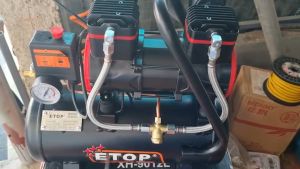 MÁY NÉN KHÍ ETOP  KHÔNG DẦU 12L 900w - HÀNG CHÍNH HÃNG
