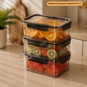 MEIZHUFU | Transparent Food-Grade Freezer Fresh Box