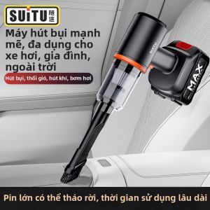ZHUOLESHI | Portable Car Home Wireless Charging High Suction Vacuum