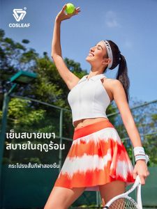 COSLEAF | Chân Váy Tennis Cao Waisted Chống Phơi Sáng Nhẹ & Mát Giả Hai Mảnh