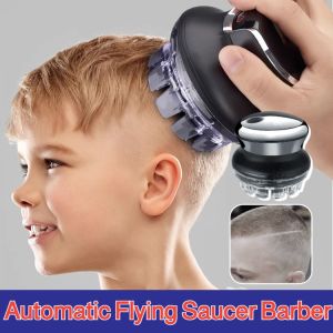 Fully Automatic Flying Saucer Barber 3 In 1 Shaver Hair Trimmer Professional Beard Razor Haircut Machine