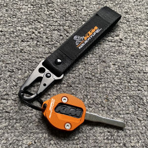 กุญแจสีล็อคไฟฟ้าแบบติดตั้งใหม่สำหรับ KTM390 ปลอกปุ่มปิดหัวกุญแจ Duke250 RC390 โลหะสีด้านสำหรับตกแต่งรถจักรยานยนต์