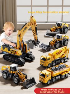 KAKABEIER | Alloy Construction Vehicle Set Large