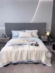 [ FREESHIP ❤️] Bộ Chăn Ga Gối LỤA THÁI CHĂN HÈ Phi Lụa Cotton Lụa 4 Món Hàng Nhập Siêu Đẹp Mát Lạnh Mềm Mại