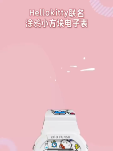 Sanrio Hello Kitty Watch LED Digital Watchs Student Versatile Silicone Watch Childrens Wrist Watch Waterproof Sports Kids Clock