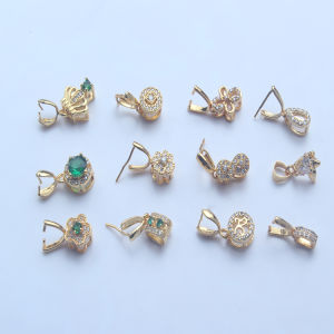 จี้ทองคำชุบทอง 14K ลูกปัดไข่มุก เครื่องประดับ DIY ทำมือ อุปกรณ์ทำเครื่องประดับ ลูกปัดไข่มุก จี้ไข่มุก เครื่องประดับแฟชั่น