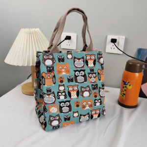 Handbag for bringing lunch to work hand-held lunch box bag bag for commuting outside moms bag