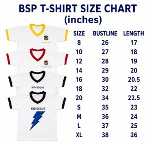 SCOUTING TSHIRTS BSP KABKIDS LAT GSP SENIOR COOTON IN FABRIC