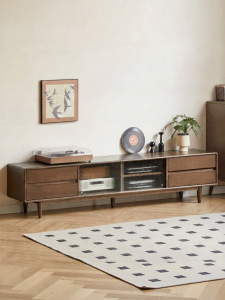 WEISHA | Living Room Wall Mounted Storage TV Cabinet Vintage Style