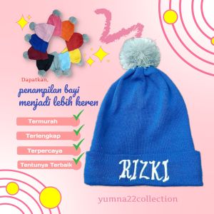 Kupluk Bayi Laki-Laki Gratis Bordir Nama Viral Terbaru Terlengkap Termurah Terpercaya