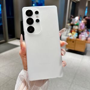 Slim Soft Silicone Matte Transparent Phone Case For Samsung S26 S25 S24 FE S23 Ultra Plus A17 A07 A56 A36 A26 A16 A55 TPU Cover