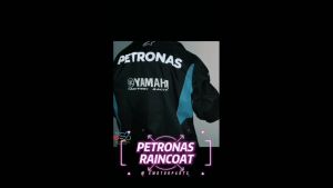 RAIN COAT BAJU HUJAN MOTOR RAINCOAT PETRONAS MOTOR GP EDITION YAMAHA FACTORY RACING WATERPROOF Double Layer 防水雨衣