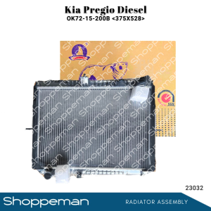 23032 KIA PREGIO DIESEL 197.3 CCM RADIATOR ASSEMBLY M/T 375x528x32mm PA32 1ROW OK72-15-200B