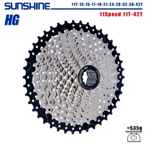 GOLDIX | SUNSHINE High-strength Bicycle Cassette 8/9/10/11/12Speed Carbon Steel Material Sprocket HG Structure Freewheel For SHIMANO/SRAM