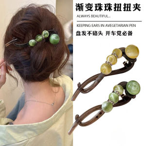 กิ๊บติดผมหินปูนสไตล์เกาหลีสำหรับผู้หญิง กิ๊บติดผมหัวเข็มขัดทรงหัวเข็มขัดสไตล์ใหม่ปี 2025 สำหรับผมยาว