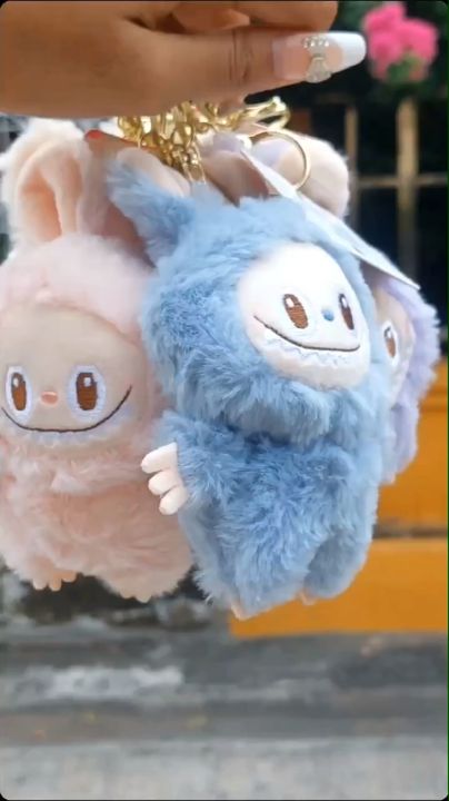 [สไตล์ฮอต] 15cm Labubuพวงกุญแจลายการ์ตูนสำหรับเด็ก | Lazada.co.th