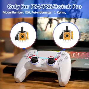 3D Analog Joystick For PS4/PS5/Switch Pro Replacement Effect Joystick Controller Gamepad ThumbStick Repair Parts Accessories