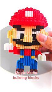 SMY Nano Blocks Super Mario Mini Figure Mainan Anak Bricks Education Toys Balok Susun Puzzle 3D DIY