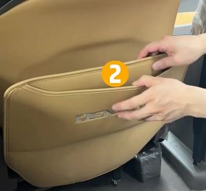 Winkon For BYD Denza D9 Accessories Orange Grey Car Anti Kick Pad Seats Second Row Third row Rear Seats Protection Against Scratches