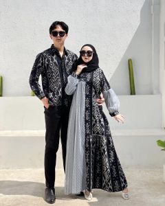 SAHEERA BLACK - DRESS TENUN BLANKET