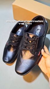 SEPATU PRIA PANTOFEL TALI FORMAL FULL HITAM SEPATU KANTOR SEPATU KERJA