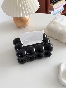 Ins Style Tissue Box Marshmallow Tissue Box living room desktop Storage Box Creative Tissue Holder