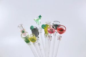 10pcs Stik Pengaduk Minuman Akrilik Stirring Spoon Cocktail Needle Sendok Pengaduk Minuman